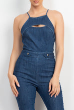 Cargar imagen en el visor de la galería, Denim cut out jumpsuit
