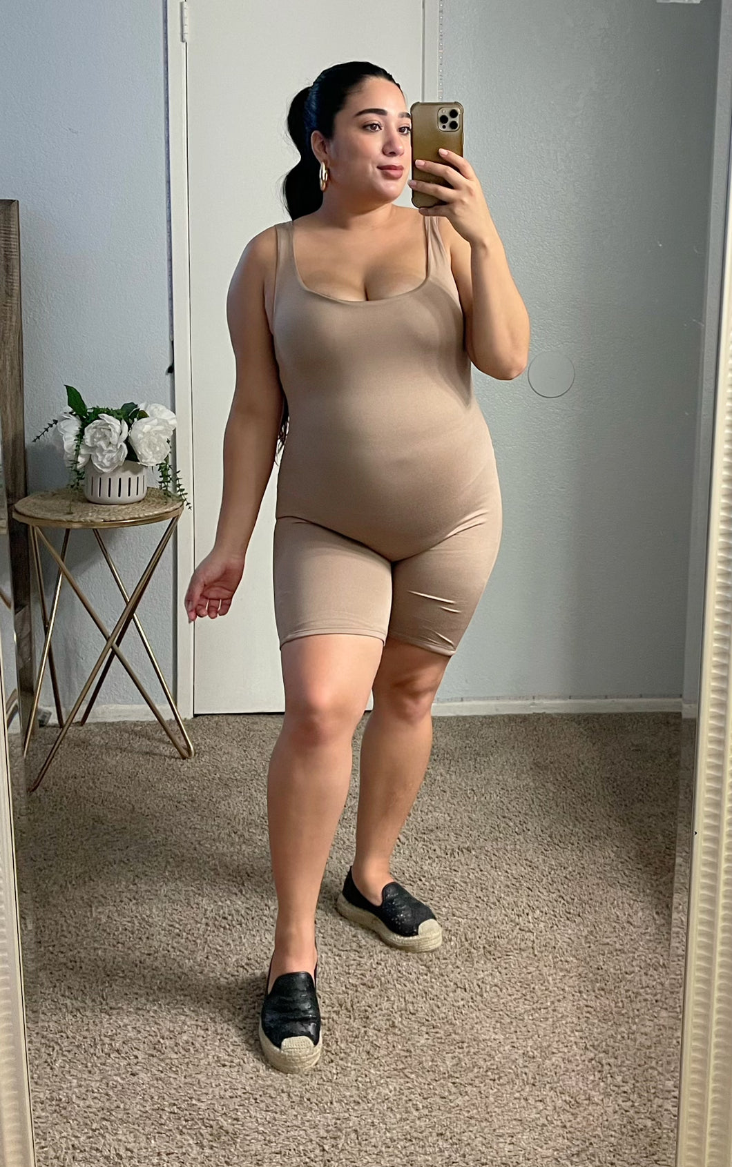 Nude romper