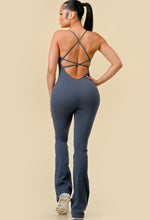 Cargar imagen en el visor de la galería, Gray criss cross jumpsuit
