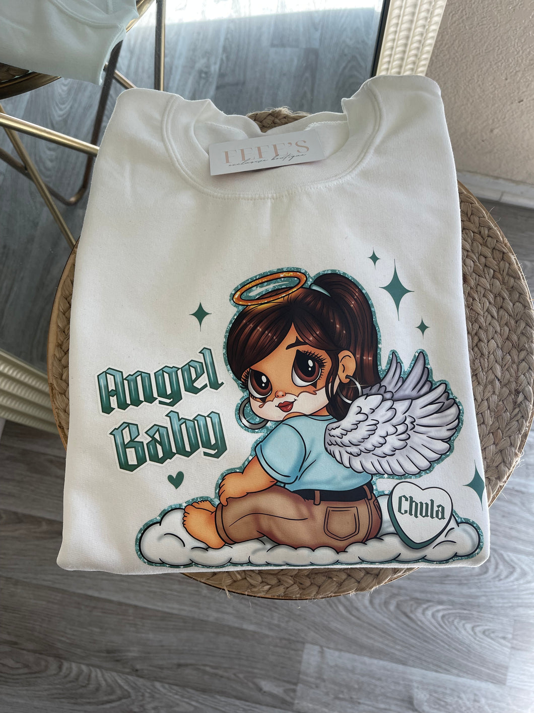 Angel baby crew