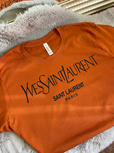 Rust orange Saint tee