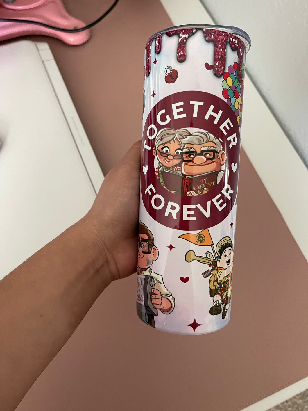 Together for ever drip tumbler