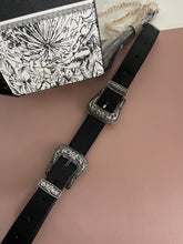 Cargar imagen en el visor de la galería, Double buckle western belt
