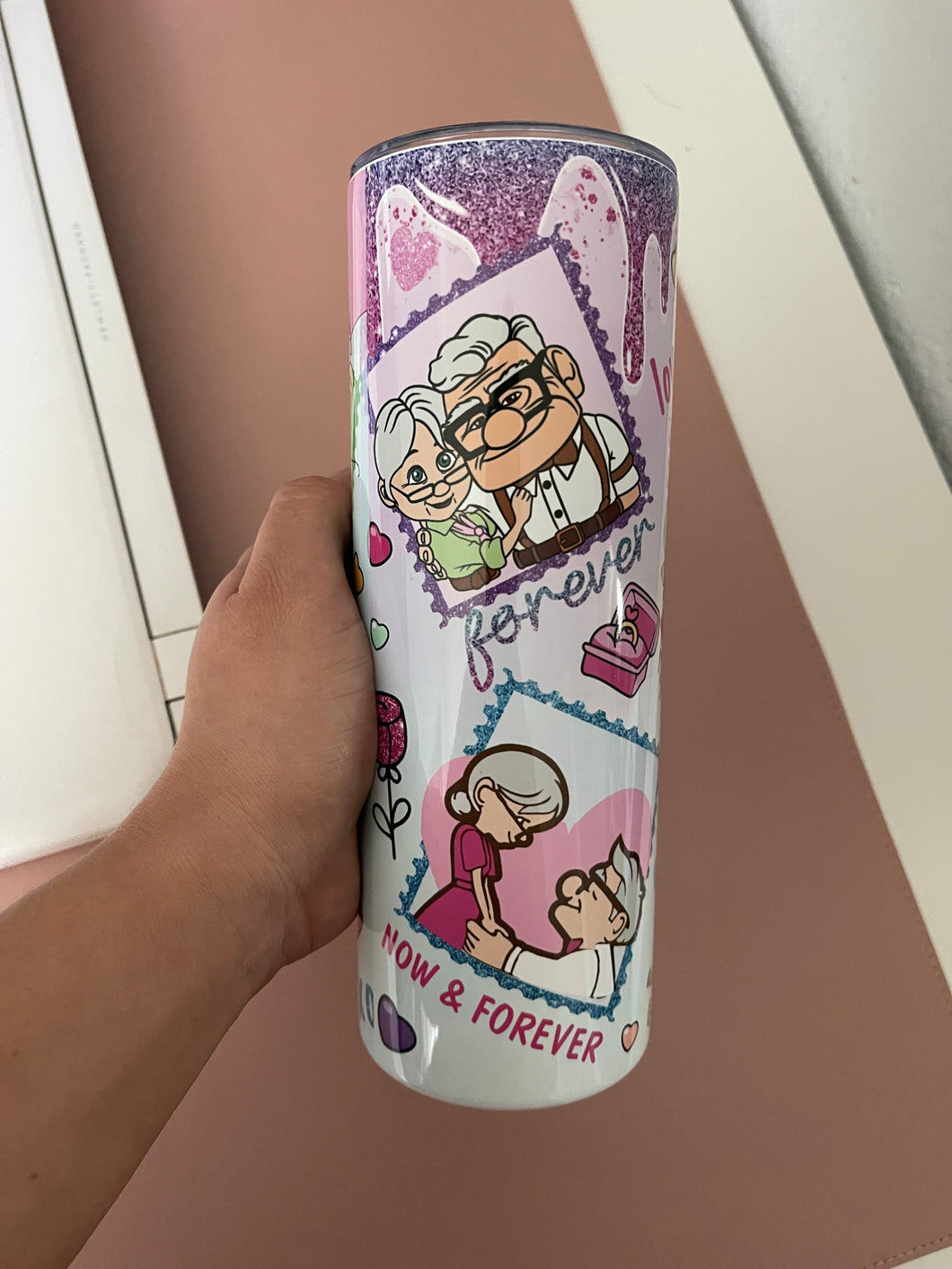 Pixar up stamp tumbler