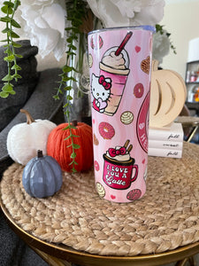 Hello Kitty conchas & frappés tumbler