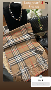 Plaid inspo scarf