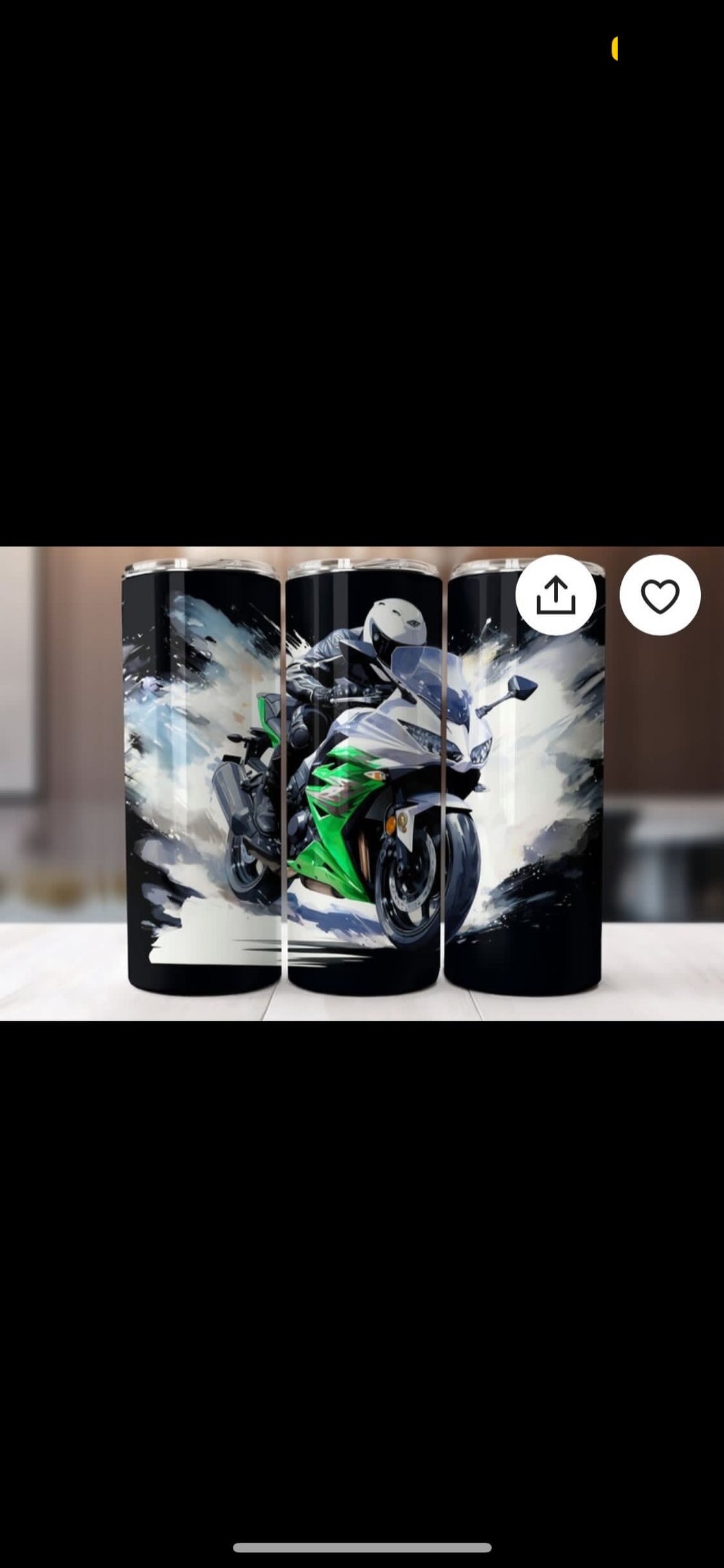 Motorcyclist tumbler