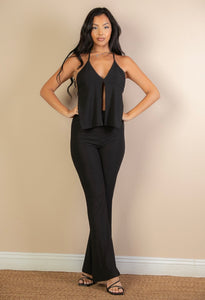 Black Halter set