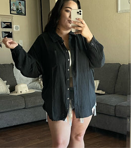 Mila collar button up