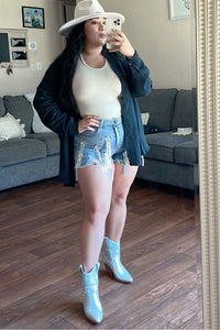 Spangled shorts