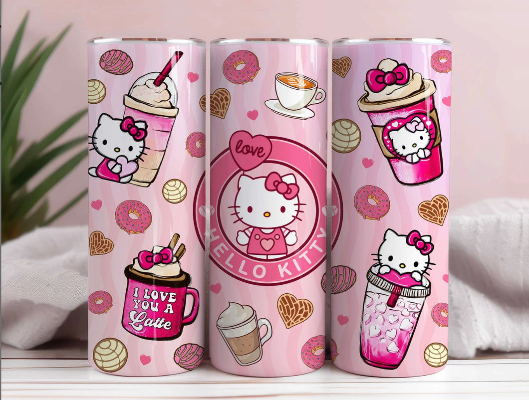 Hello kitty frappe tumbler