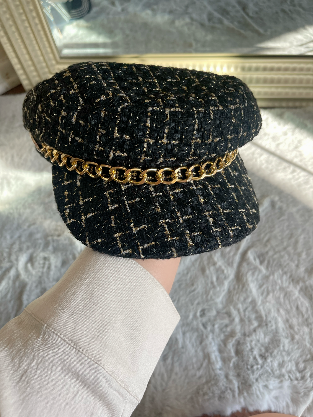 Plaid motor hat