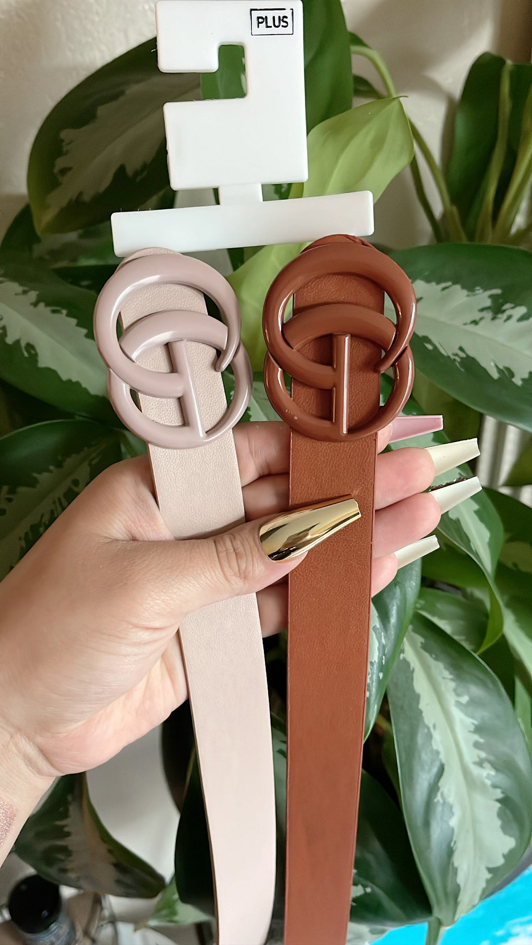 Curvy size gg bundle belt set