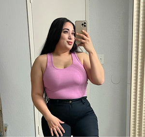 Mauve body suit