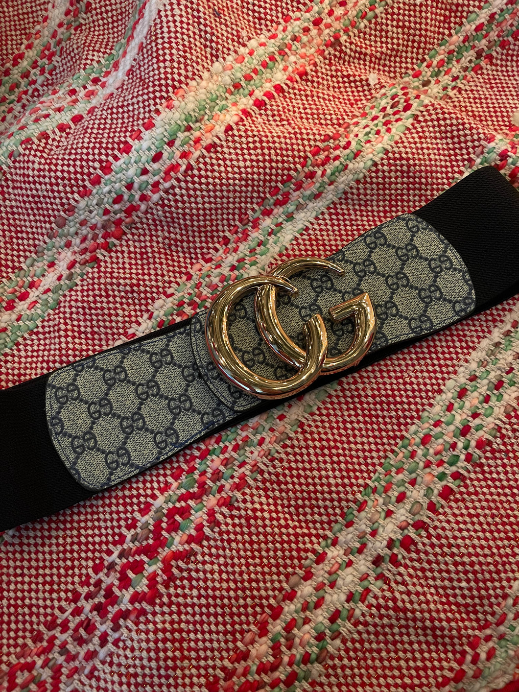 Glam stretchy belt